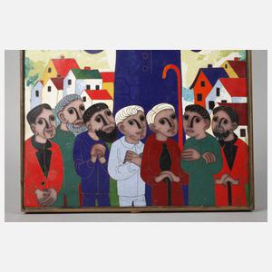 Emailleplatte Pater Rupert Mayer