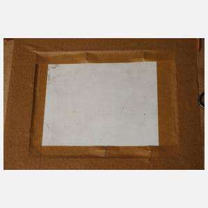 Porzellanplatte mit Halbfigurenbildnis