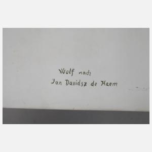 Paar Wandplatten mit Stillleben