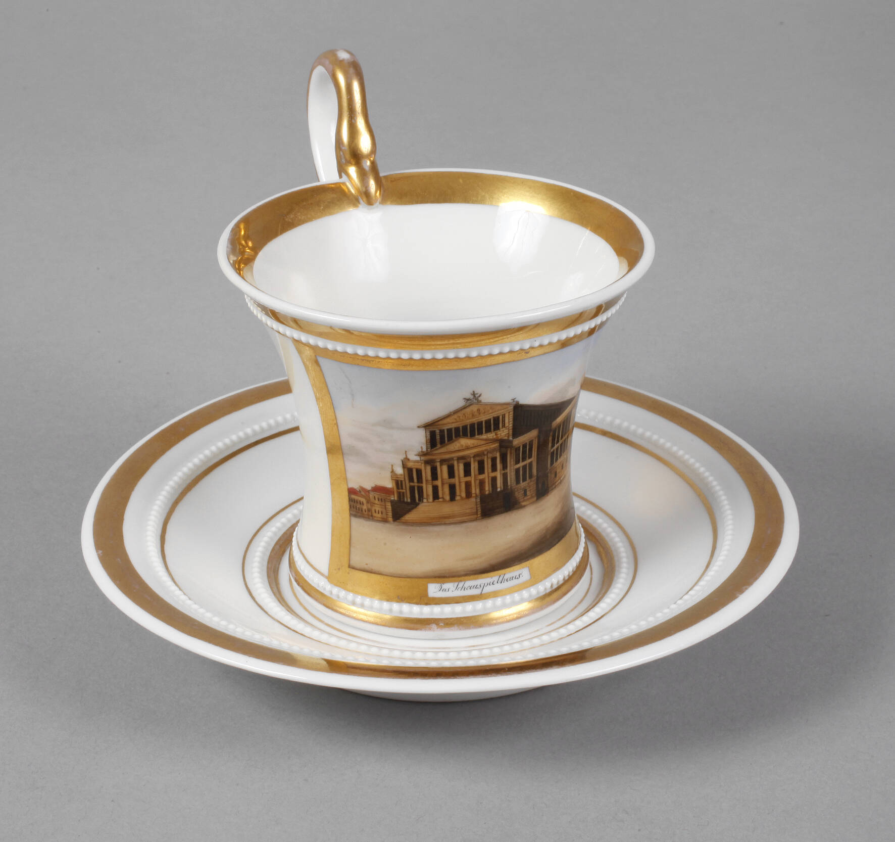 KPM Berlin Ansichtentasse "Das Schauspielhaus" Berlin