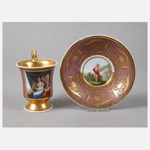 KPM Berlin klassizistische Bildtasse