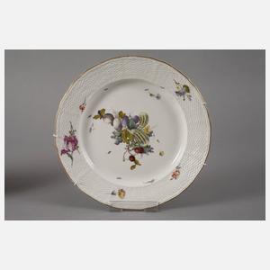 Frankenthal Paar Teller 18. Jh.