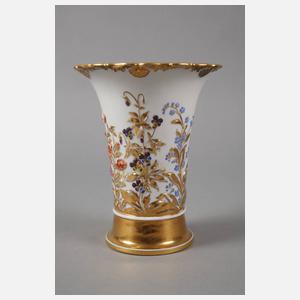 Meissen Reliefvase mit Blumendekor