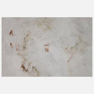 Großer Wandteller im Capodimonte-Stil