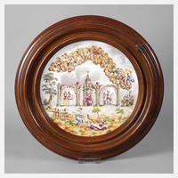 Großer Wandteller im Capodimonte-Stil111