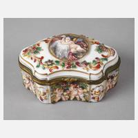 Deckeldose im Capodimonte-Stil111