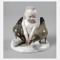 Goebel Kleinkind mit Hühnern111