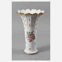 Herend Ungarn Vase "Petit Bouquet de Rose"111