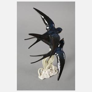 Hutschenreuther "Schwalben im Flug"