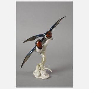 Hutschenreuther "Schwalben im Flug"