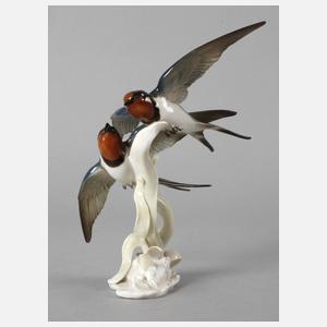 Hutschenreuther "Schwalben im Flug"