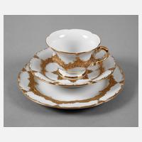 Meissen Mokkagedeck "B-Form"111