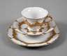 Meissen Mokkagedeck "B-Form"