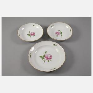 Meissen Speiseservice "Rote Rose"