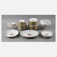 Meissen Speiseservice "Rote Rose"111