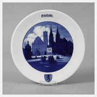 Meissen Ansichtenteller "Oschatz"111