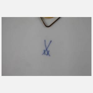 Meissen drei Ansichtenteller