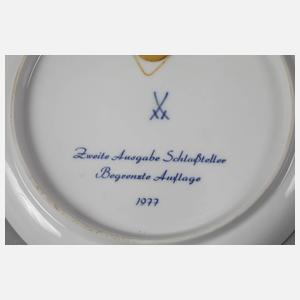 Meissen drei Ansichtenteller