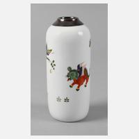 Meissen Vase mit Silbermontierung111