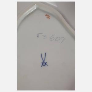 Meissen Mokkagedeck "Reicher Drache, rot"