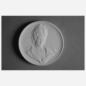 Meissen Paar Plaketten in Box