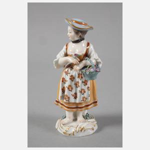 Meissen "Gärtnerkind mit Blumenkorb"