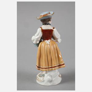 Meissen "Gärtnerkind mit Blumenkorb"
