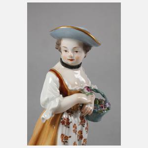 Meissen "Gärtnerkind mit Blumenkorb"