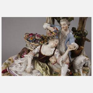 Meissen &quot;Schäfergruppe mit Baum&quot;