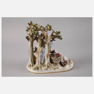 Meissen "Schäfergruppe mit Baum"