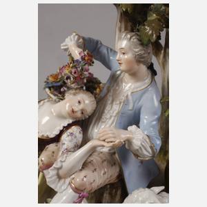 Meissen "Schäfergruppe mit Baum"