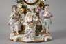 Meissen "Uhrengehäuse mit Gärtnerfiguren"