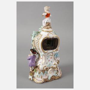 Meissen "Uhrengehäuse mit Gärtnerfiguren"
