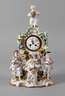 Meissen "Uhrengehäuse mit Gärtnerfiguren"