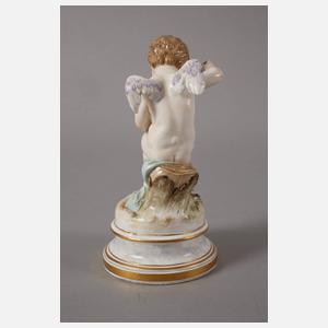 Meissen "Amor, ein verwundetes Herz flickend"