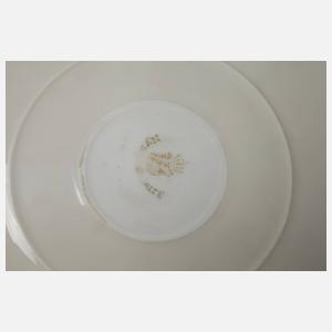 Nymphenburg zwei Teller mit Jagdmotiv