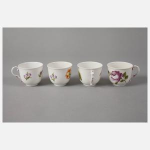 Nymphenburg Mokkaservice "Blume 1"