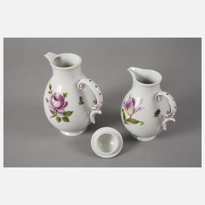 Nymphenburg Mokkaservice "Blume 1"