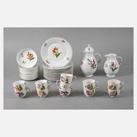 Nymphenburg Mokkaservice "Blume 1"111