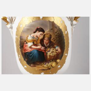 Rosenthal Prunkvase "Die Traubenverkäufer"