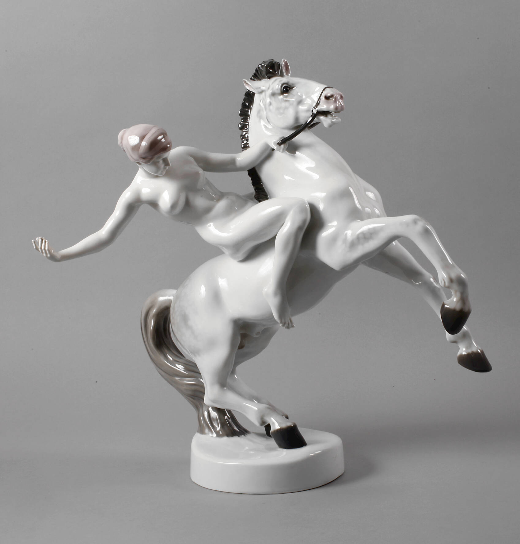 Rosenthal "Amazone zu Pferde"