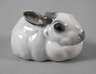 Rosenthal hockender Hase