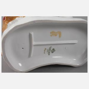 Rosenthal "Mundharmonikaspieler mit Hund"