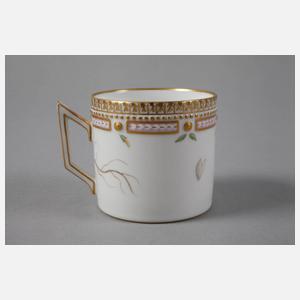 Royal Copenhagen Kaffeetasse mit Untertasse "Flora Danica"