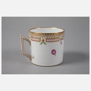 Royal Copenhagen Kaffeetasse mit Untertasse "Flora Danica"