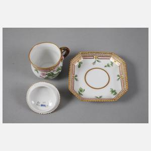 Royal Copenhagen Cremetasse mit Untertasse "Flora Danica"