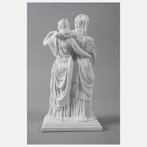 Scheibe-Alsbach "Prinzessinnengruppe" Biskuitporzellan