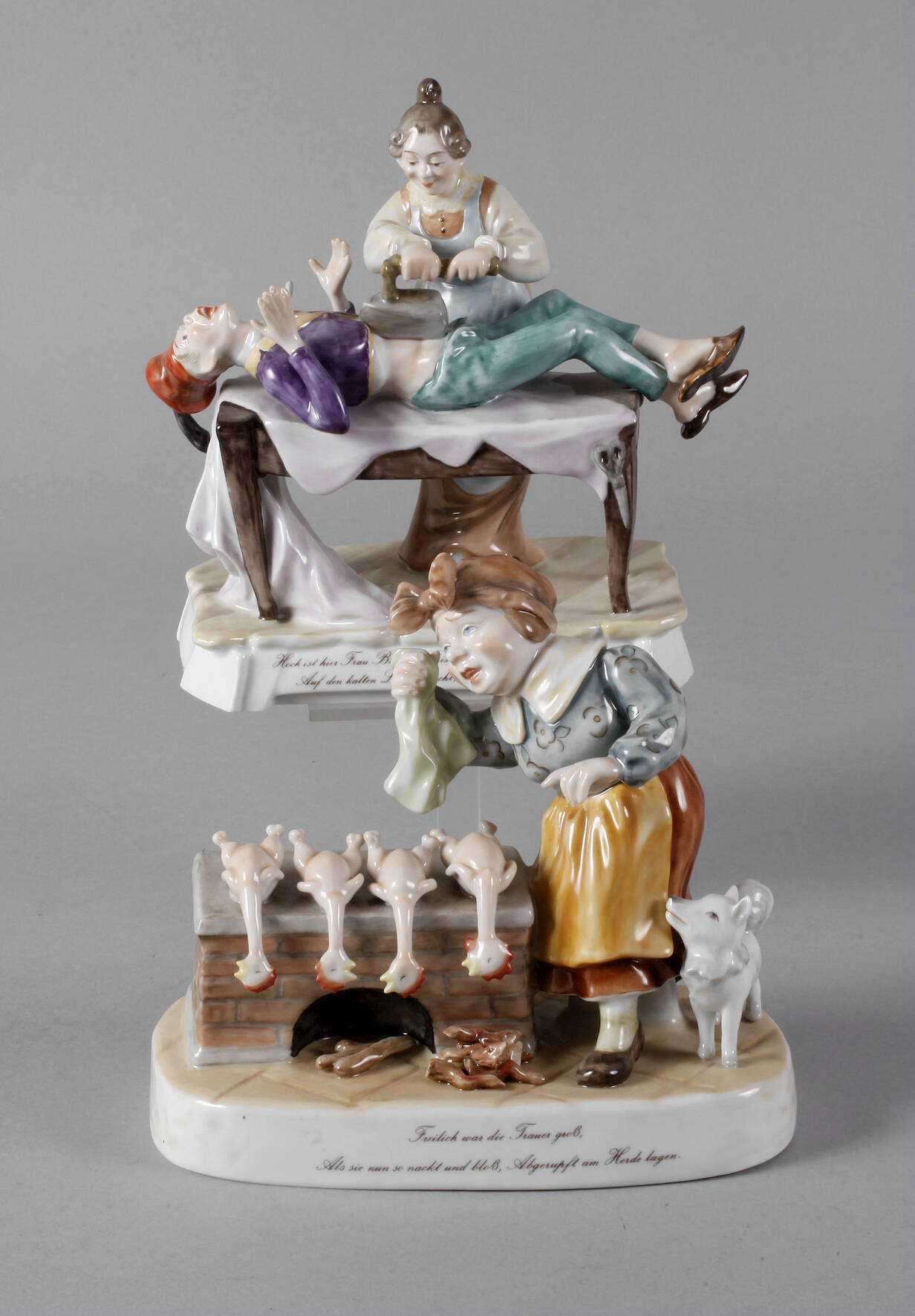 Thüringen zwei Figurengruppen aus "Max und Moritz"