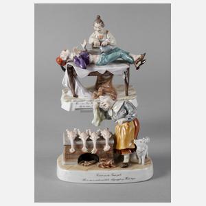 Thüringen zwei Figurengruppen aus "Max und Moritz"