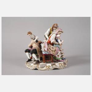 Volkstedt-Rudolstadt große Figurengruppe mit Kindern